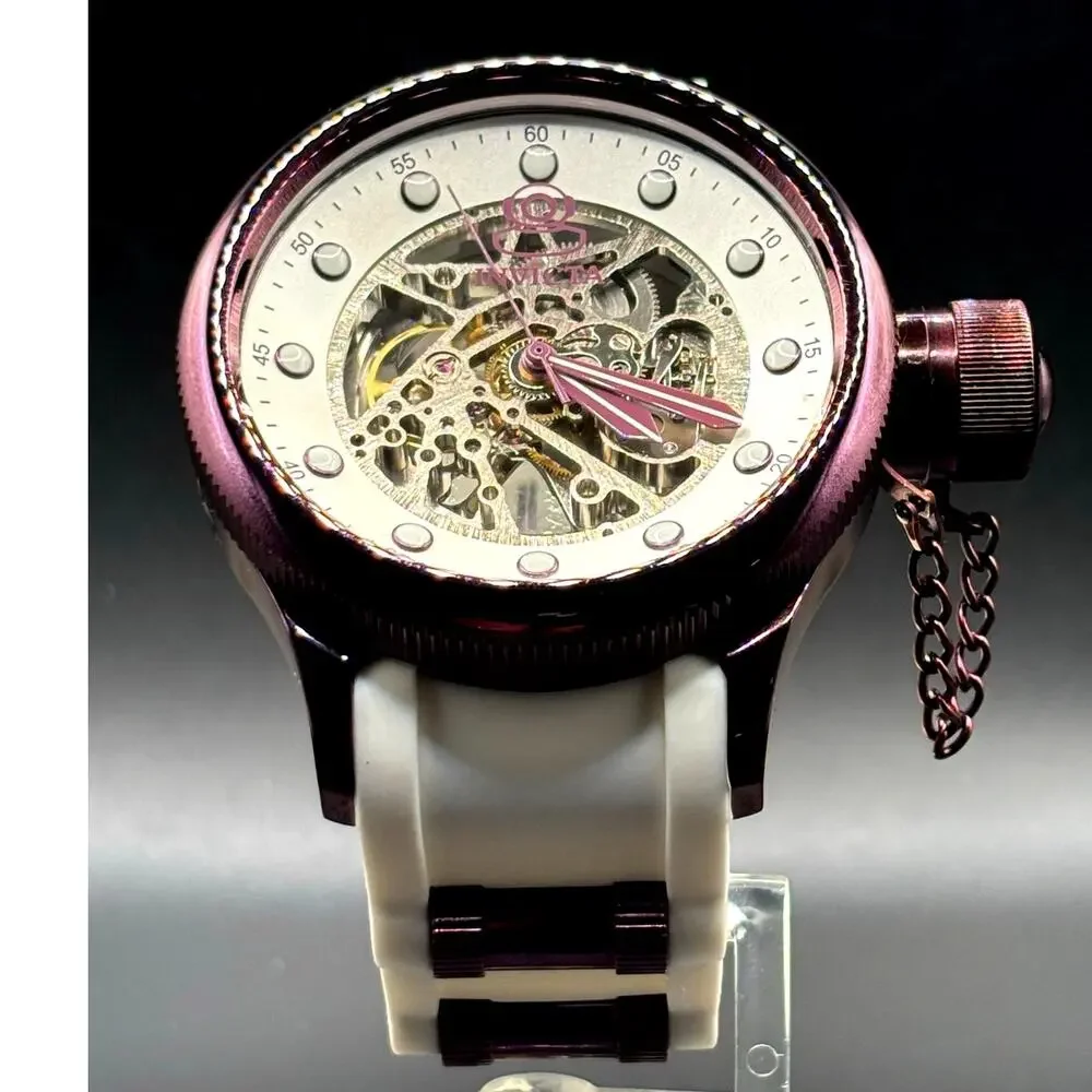 Invicta Pro Diver 40751 Automatic Skeleton Purple 51mm